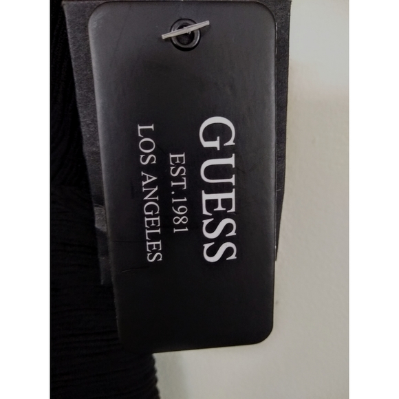 🌼SOLD🌼GUESS Cutout Ribbed BodyCon Little Black Dress - Picture 2 of 4